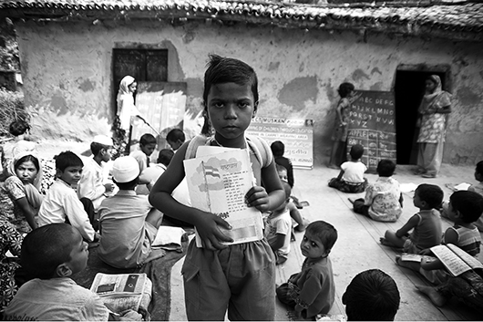 school children varanasi uttar pradesh India Asia