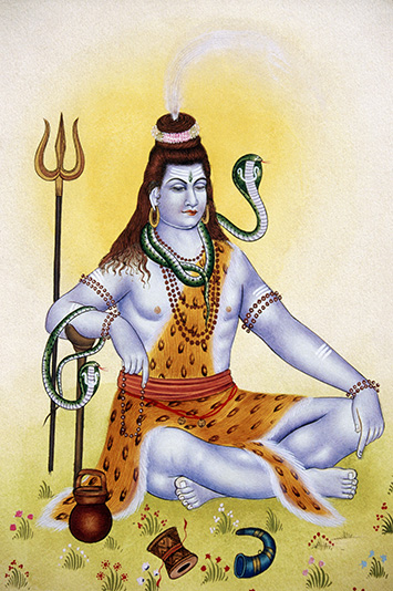 Lord Shiva miniature painting